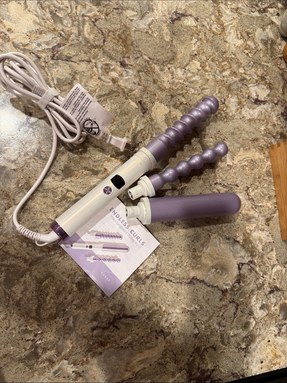 Monat Endless Curls Interchangable Styling Wand